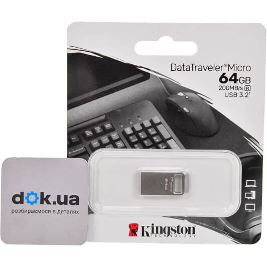 Флешка Kingston DataTraveler Micro 64 ГБ