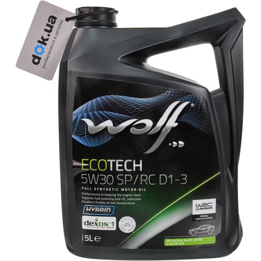 Олива Wolf EcoTech SP/RC D1-3 5W-30