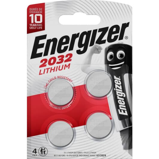 Батарейка Energizer 257-1026_4 CR2032 3 V 4 шт