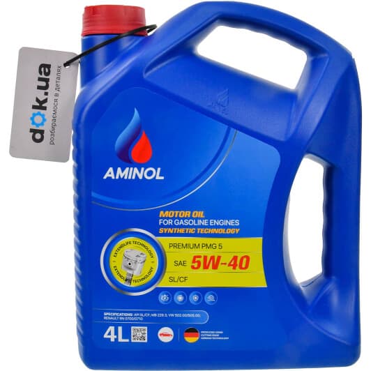 Aminol Premium PMG5 5W-40 (4 л) моторна олива
