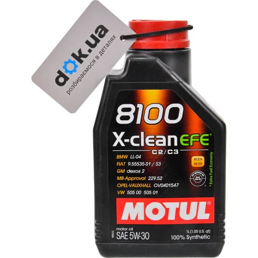 Motul 8100 X-Clean EFE 5W-30 (1 л) моторна олива