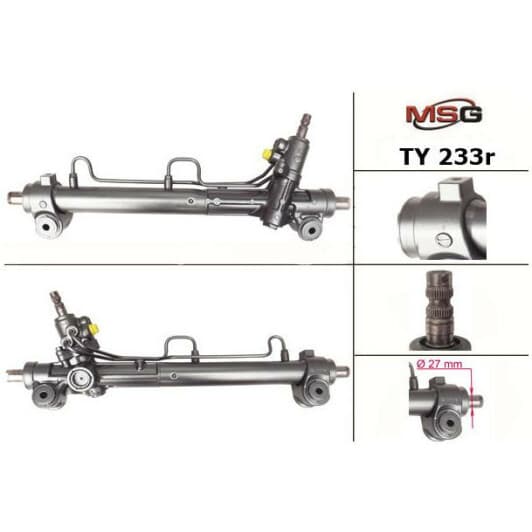 ty233r MSG (відновлення) Рулевая рейка для Toyota Camry