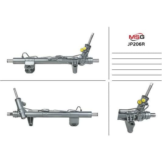 jp206r MSG (відновлення) Рулевая рейка для Dodge Durango