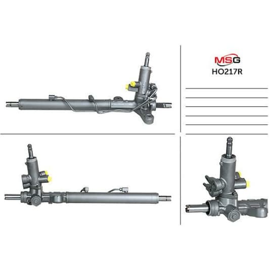 ho217r MSG (відновлення) Рулевая рейка для Honda Civic