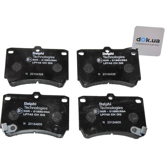 LP743 Delphi Тормозные колодки