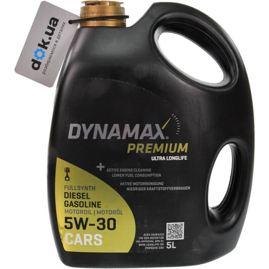 Dynamax Premium Ultra Longlife 5W-30 (5 л) моторное масло