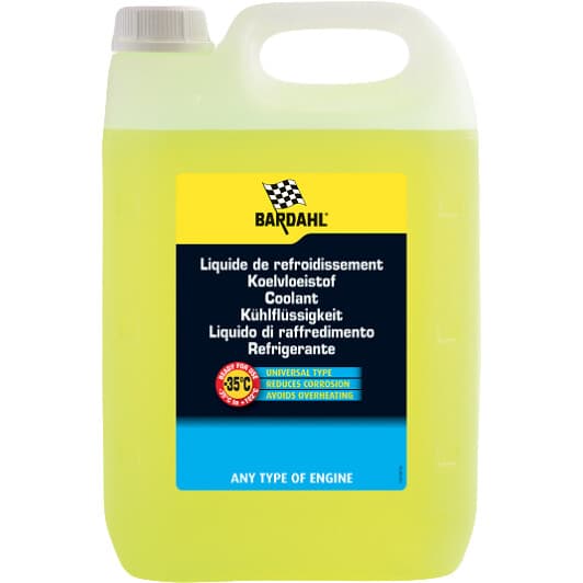 Концентрат антифризу Bardahl Univestal Coolant жовтий