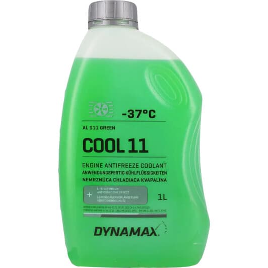 Dynamax Cool G11 зеленый 1 л (503292) концентрат антифриза