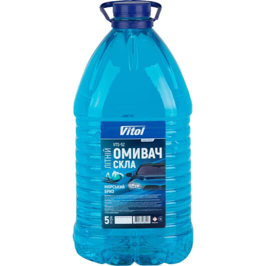Омивач скла Vitol літній 5 °С морський бриз (5 л)