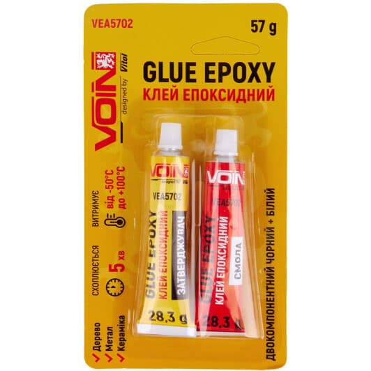 Клей Voin Glue Epoxy (чорний + білий)