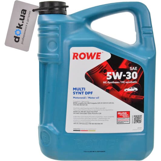 Rowe Multi Synt DPF 5W-30 (5 л) моторное масло