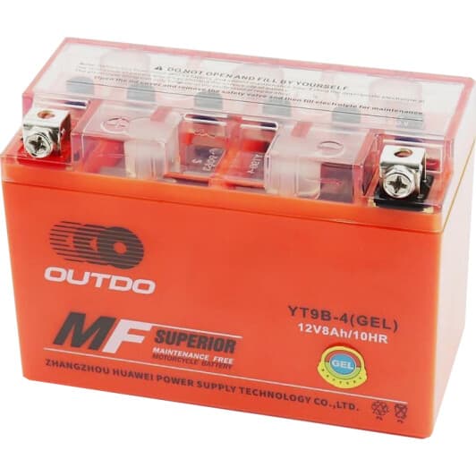 Аккумулятор Outdo 6 CT-8-L YT9B-4GEL