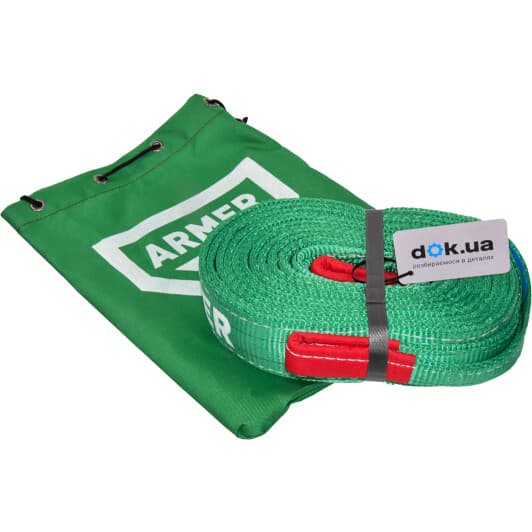 Трос буксирувальний Armer ARM-155 стрічка 15 т 6 м