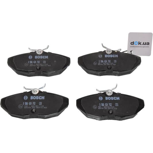 0 986 424 702 Bosch Гальмівні колодки для Jaguar S-type
