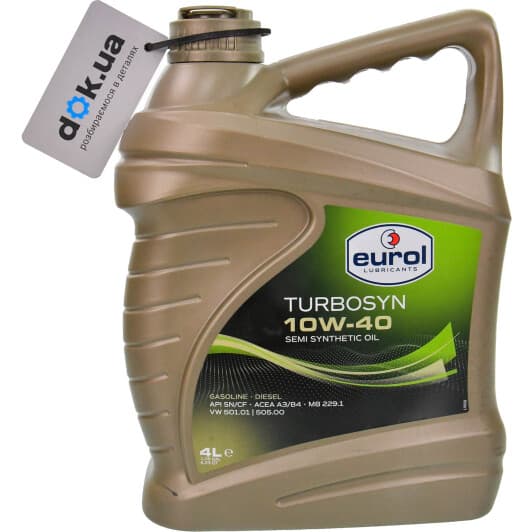 Eurol Turbosyn 10W-40 (4 л) моторное масло