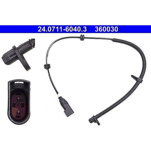 24.0711-6040.3 ATE Датчик ABS для Ford Focus