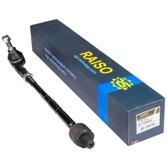 rl104803a RAISO Тяга рульова лів. (L335.5mm) (з наконечником) (L94mm) Audi A3/Leon/Octavia/Bora/Golf IV 96-13