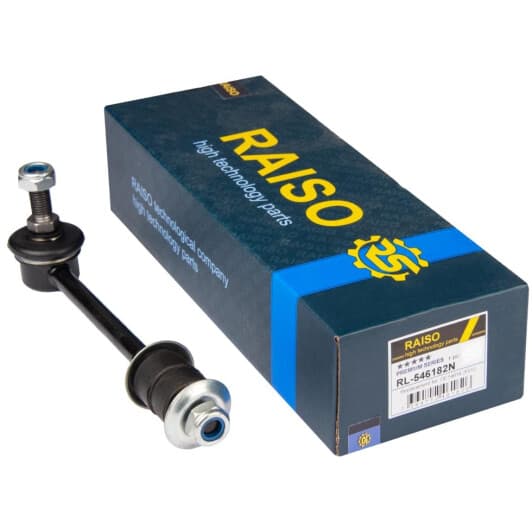 rl546182n RAISO Стійка стабілізатора передня Nissan Primera 85- (L124mm)