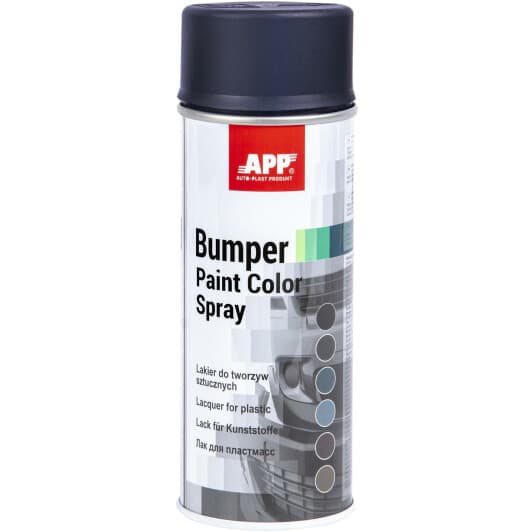 Лак аерозольний App Bumper Paint темний антрацит матовий (400 мл)