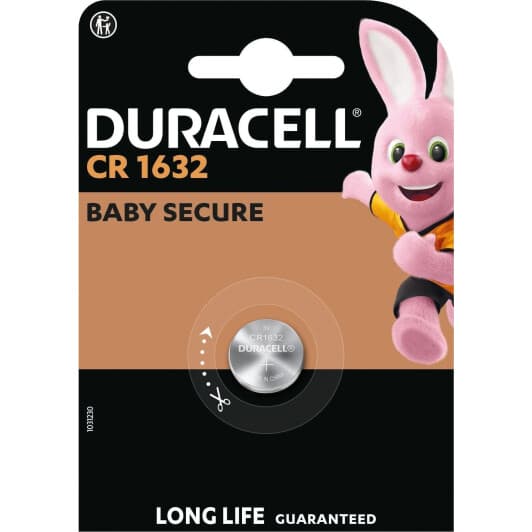 Батарейка Duracell CR1632 CR1632 3 V 1 шт