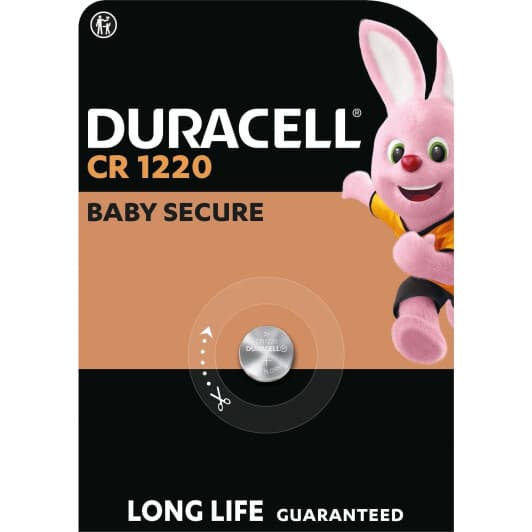 Батарейка Duracell CR1220 CR1220 3 V 1 шт