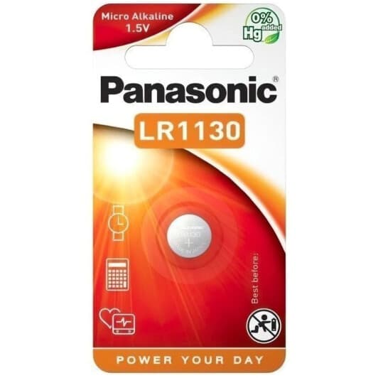 Батарейка Panasonic Micro Alkaline LR-1130EL/1B LR54 1,5 V 1 шт