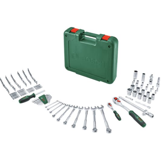 Bosch 1600A039J0 набір інструментів 1/2", 1/4" 134 од.