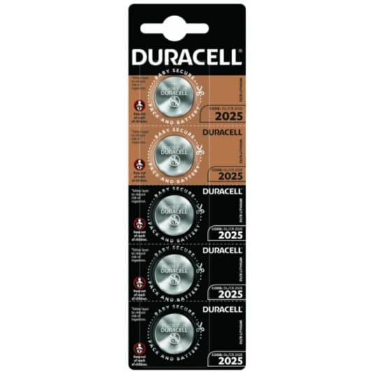Батарейка Duracell 5000394132146 CR2025 3 V 5 шт