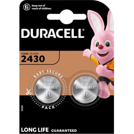 Батарейка Duracell CR2430 CR2430 3 V 2 шт