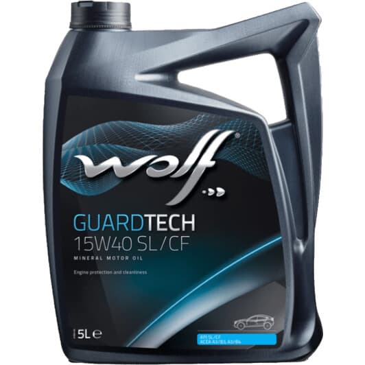 Масло Wolf Guardtech SL/CF 15W-40