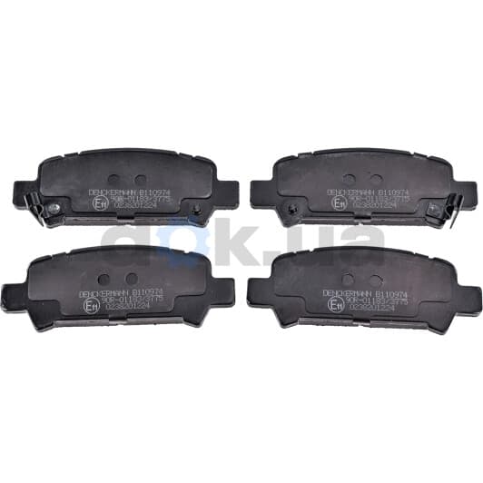 B110974 Denckermann Гальмівні колодки