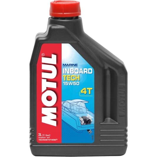 Motul Inboard Tech 15W-50 моторное масло 4T