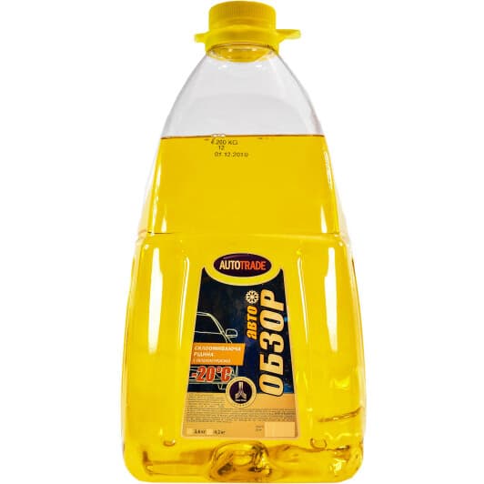 Омивач скла AutoTrade "Обзор" зимовий -20 °С персик (5 л)