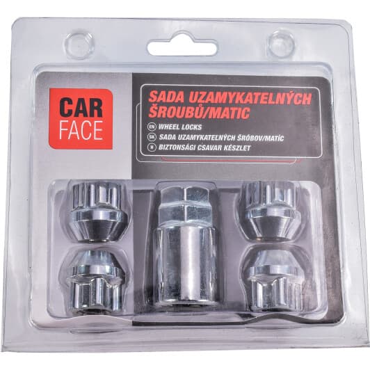 Комплект гаек-секреток с ключом Carface docf01356