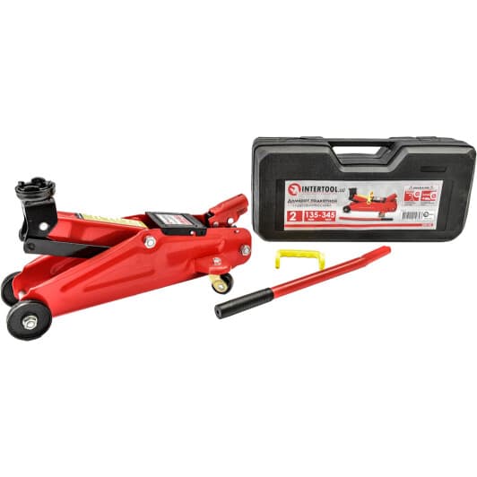 Домкрат Intertool подкатной гидравлический 2 т GT0103