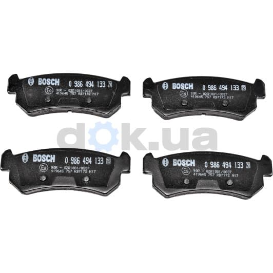 0 986 494 133 Bosch Тормозные колодки