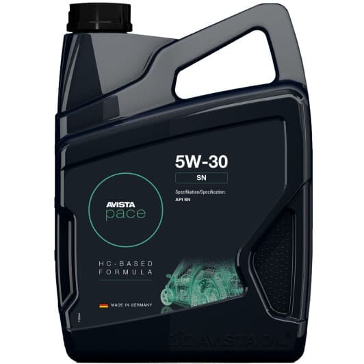AVISTA Pace SN 5W-30 (4 л) моторна олива