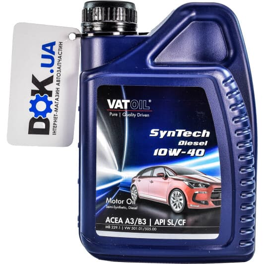 VatOil SynTech Diesel 10W-40 (1 л) моторна олива