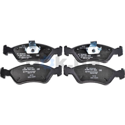 0 986 491 900 Bosch Гальмівні колодки