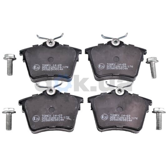 1469 Tomex Тормозные колодки