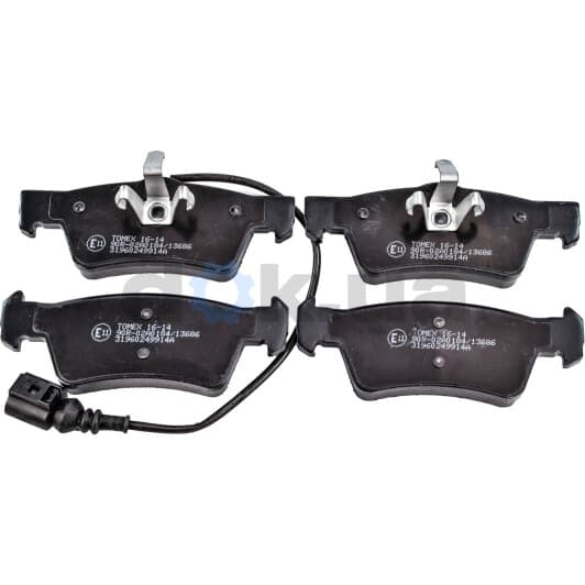 1614 Tomex Тормозные колодки