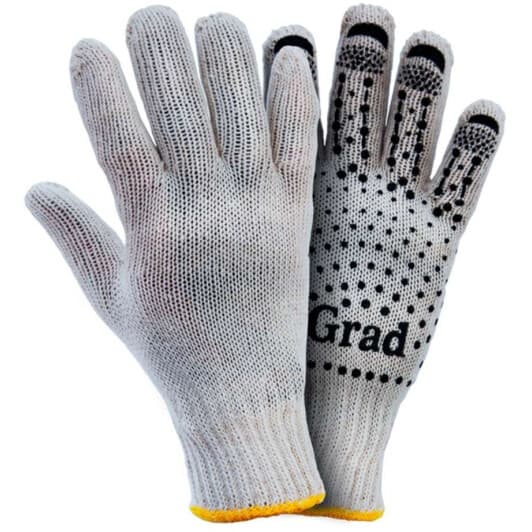 Рукавички робочі Grad трикотажні з покриттям ПВХ білі