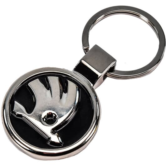 Брелок VAG з логотипом чорний 000087010BL