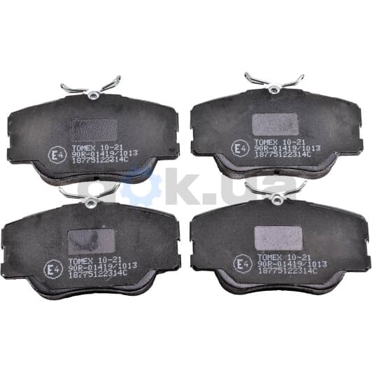 1021 Tomex Тормозные колодки