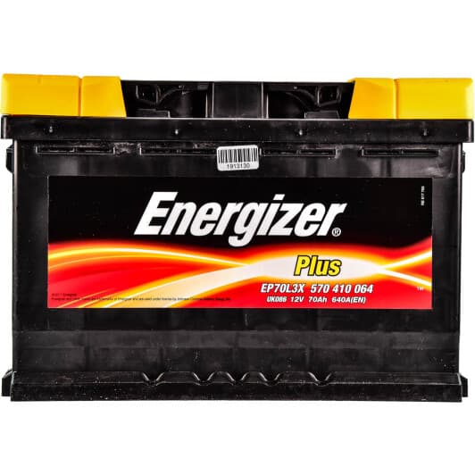 Аккумулятор Energizer 6 CT-70-L Plus 570410064