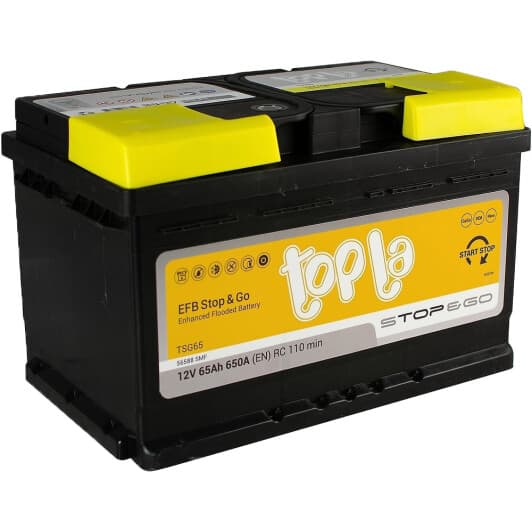 Аккумулятор Topla 6 CT-65-R EFB 112065