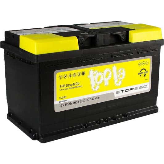 Аккумулятор Topla 6 CT-80-R EFB 112080