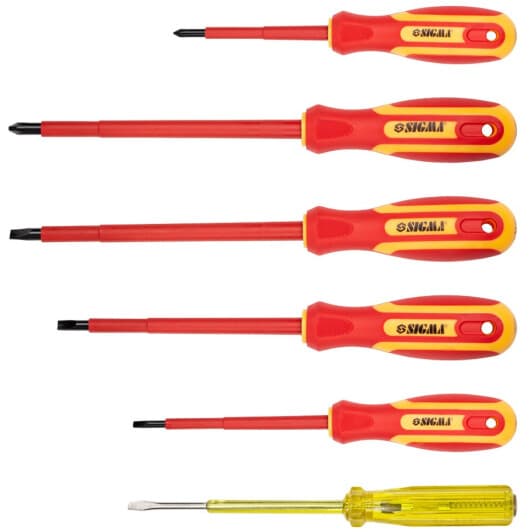 Набор отверток диэлектрических Sigma 4001071 6 шт.