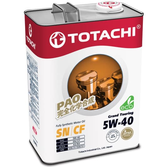 Totachi Grand Touring 5W-40 (4 л) моторна олива