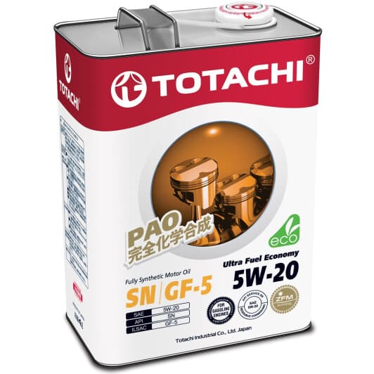 Totachi Ultra Fuel Economy SN 5W-20 (4 л) моторна олива